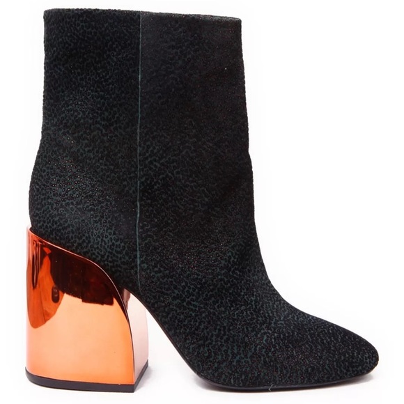 Ivy Kirzhner Shoes - Ivy Kirzhner Carousel Green Mirror Rose Gold Heel
